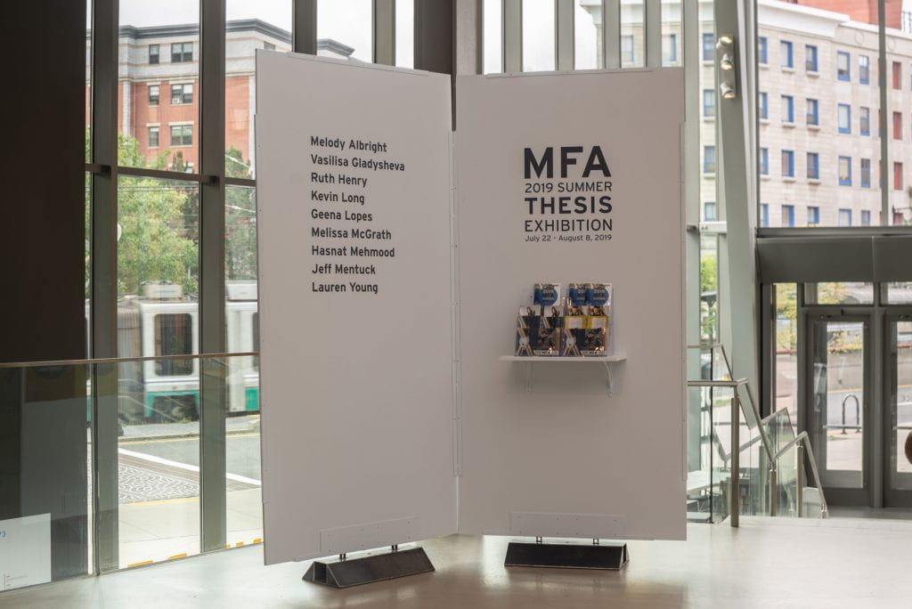 MassArt 2019 BLR MFA Thesis Exhibition