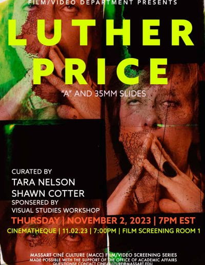 MassArt Ciné Culture Screening Series // Fall 2023 // LUTHER PRICE